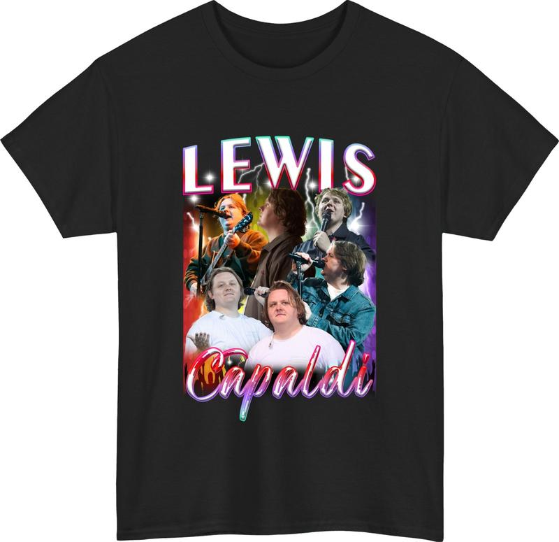 Lewis Capaldi UK Tour 2026 Bootleg Unisex T-Shirt Pop Singer Music Concert Gift Tee Top