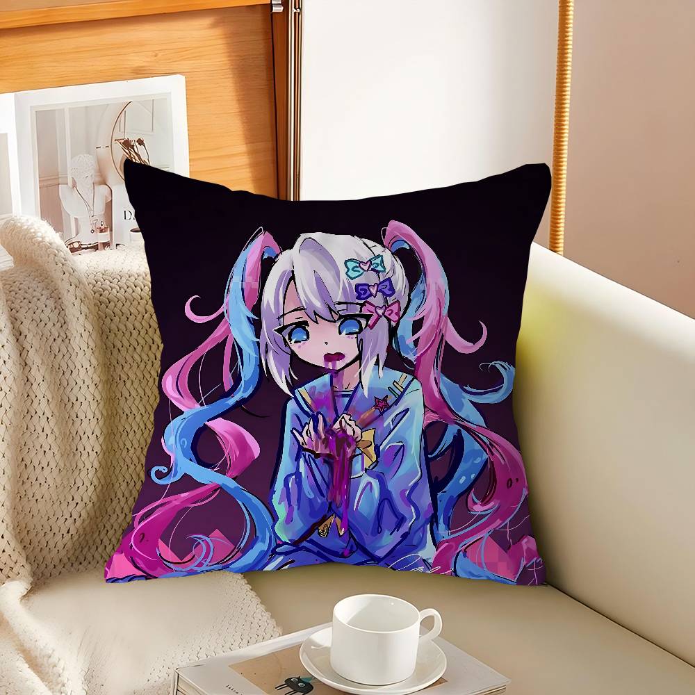 Needy Girl Overdose Game 45*45cm Cushion Cover Pillow Cover Decor Pillowcase Home Pillowcase For Couch Pillow
