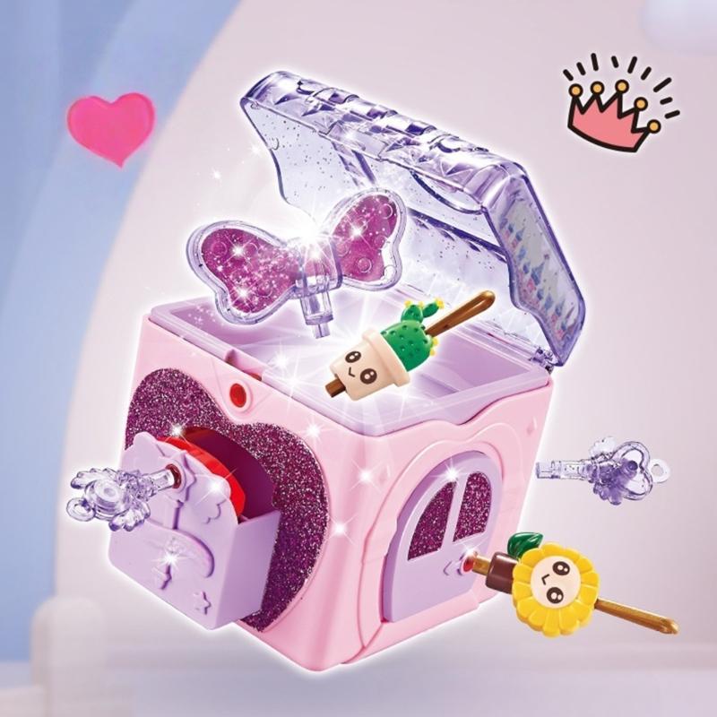 Princess Craft Creative Case Grasps On Learning Project For Children Age 3 And Up Princess Treasure