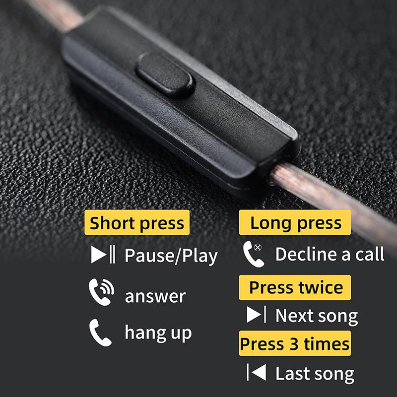 Originale KZ EDX Lite HIFI Bass Øretelefoner Stereo Musikk Ørepropper In-Ear IEM Monitor Scene Live Hodetelefoner Gaming Sports Headset Pro