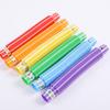 Fidget Pipe Toy Flexible DIY Stretchable Colorful Glowing Tube Relieve Boredom Adjustable LED Telescopic Tube
