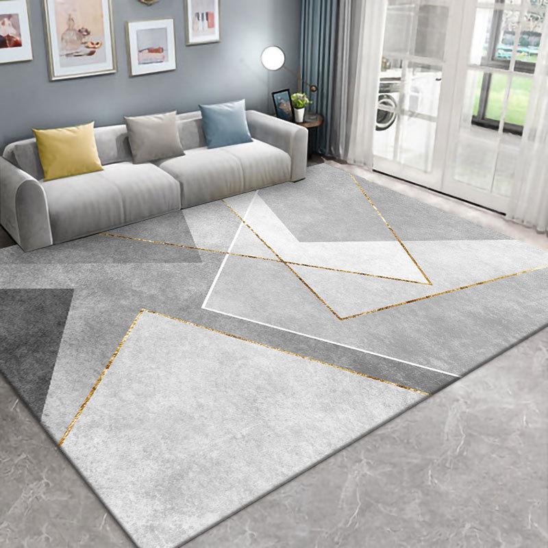 Nordic Luxury Living Room Area Rug - Home Sofa, Coffee Table, Bedroom, and Bedside Carpet