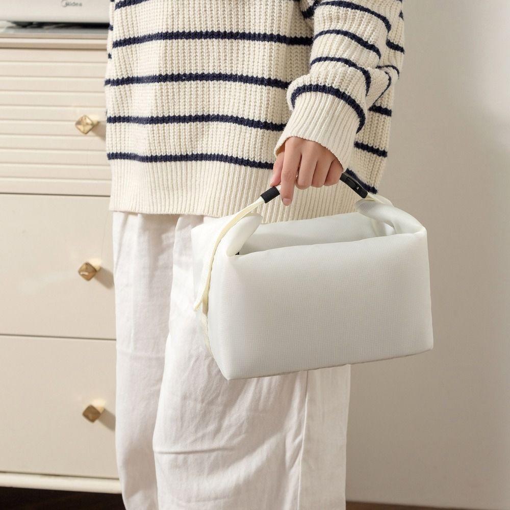Large Capacity Lunch Pack Portable Insulated Tote Bag Snack Bag Oxford Cloth Lunch Box Bag  Camping