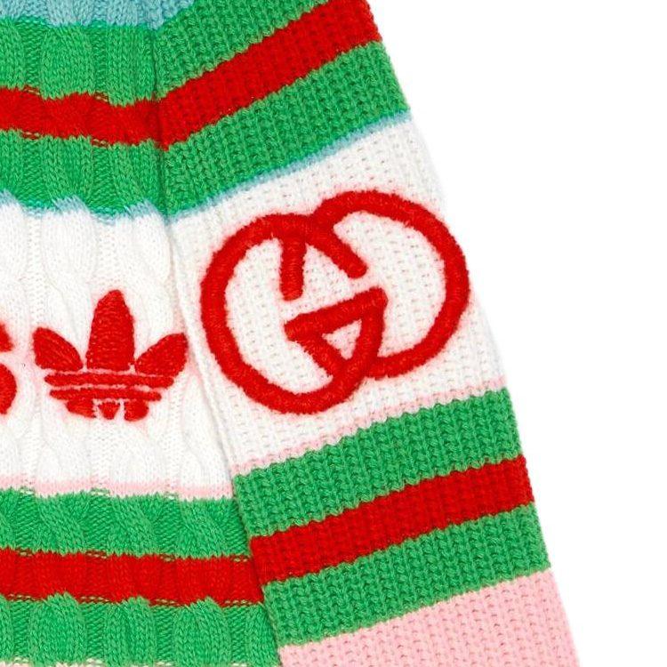 Gucci X Adidas Originals Cashmere Sweater Women's Multicolor 717722-XKCQ3-5429