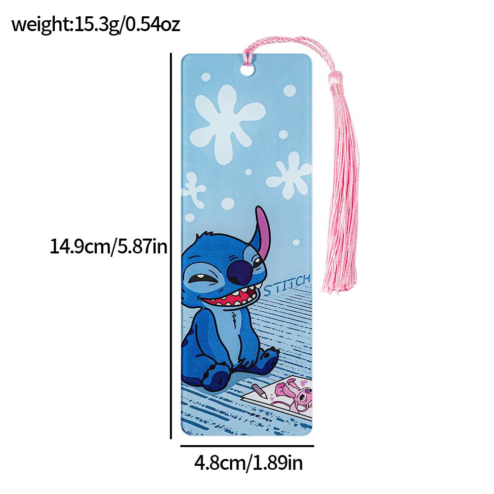 Disney S Lilo Stitch BookmarkFeaturing A TasselA Cartoon Anime Style Accessory and Stationery Item Perfect for Students and Book Lovers