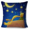 Little Prince Pillow Case Decor Cartoon France Anime Print Cushion Cover for Sofa Home Children Room Linen Throw Pillowcase