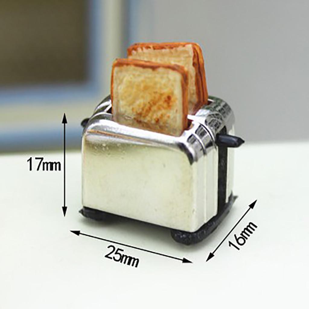 1:12 /1:6 Dollhouse Miniature Scene Model Bread Machine Pretend Play Toy