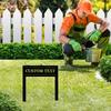 Metal Garden Stakes Custom Address Markers Lawn Decor Courtyard Ornament Yard Art Home Accent
