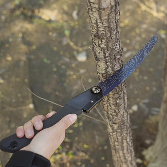 Venkovní ruční pila ostré zuby kempování backpacking turistika mini skládací pilka přenosné dřevoobráběcí ruční nářadí nástroje na řezání dřeva