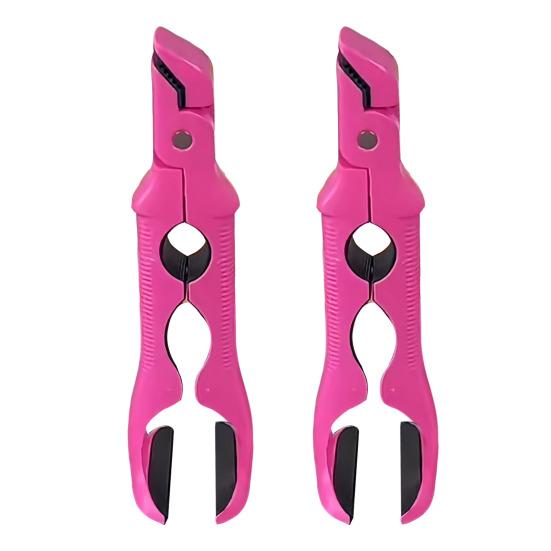 Anti-scald Bowl Clamp 3-in-1 Heat-Resistant Kitchen Tongs with Built-in Jar Opener Multi-angle Hot Plate Gripper Tongs