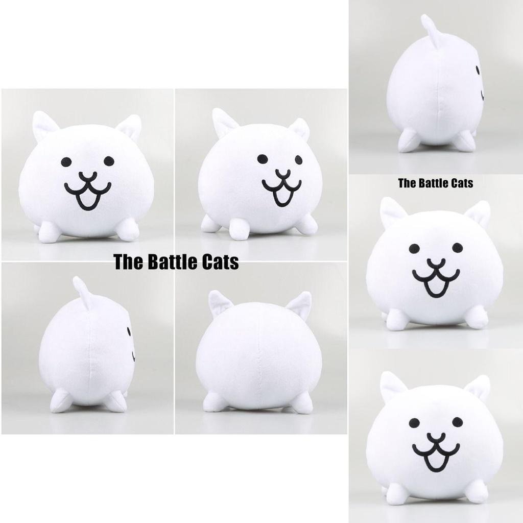 The Battle Cats Plyšová hračka Zvířecí panenka Měkká vycpaná Narozeninový dárek Pro děti