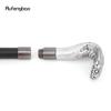 White Resin Snake Cobra Head Walking Cane Fashion Decorative Steel Stick Gentleman Elegant Cosplay Cane Knob Crosier 95cm