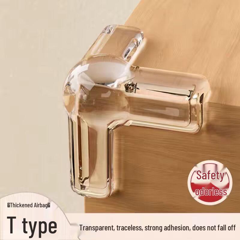 kankeirr Clear T-Type Soft Silicone Corner Protectors