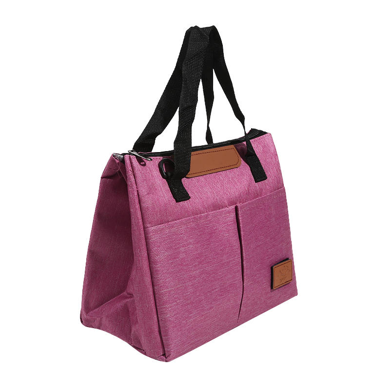 HOT Large Capacity Lunch Bag With Aluminum Foil Insulation For Work, Simple  Practical Top Handle Insulated Picnic