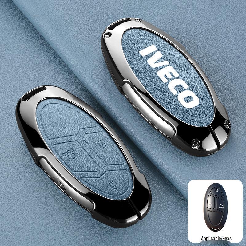 Iveco Ousheng 2021 Car Key Case: Modified Remote Key Protective Bag with Buckle