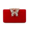 Γυναικείες βραδινές τσάντες Butterfly Golden Day Clutch Στρας Αλυσίδα ώμου για πάρτι Holdr Τσάντες για μόδα γυναικεία τσάντα