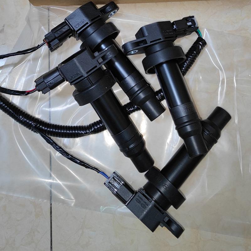 4Pcs 27301-2B010 Ignition Coil With Line High Performance Coil Assembly For Hyundai Elantra IX35 IX20 I30 Kia Soul Ceed