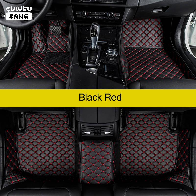 

CUWEUSANG Custom Car Floor Mats For Toyota Sienna 2003-2023 Auto Carpets Foot Coche Accessorie 2003-2009