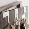 Behind The Door Hook No Drill Hooks Easy Hanging Waterproof Hook for Bathroom Kitchen Bedroom Balcony