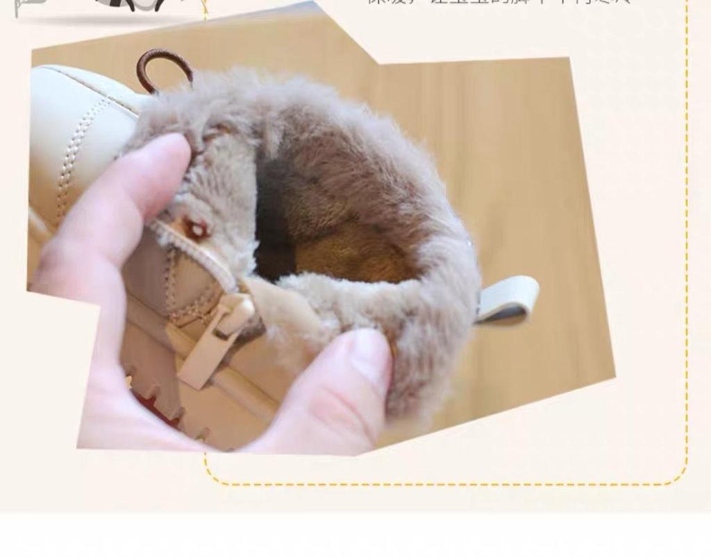 Warm Velvet Toddler Shoes - Cotton Snow Boots for Girls & Boys
