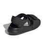 (TD) Adidas Altaswim Open Toe Minimalistic Sports Sandals Black Baby EG2137