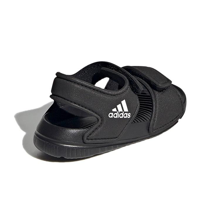 (TD) Adidas Altaswim Open Toe Minimalistic Sports Sandals Black Baby EG2137