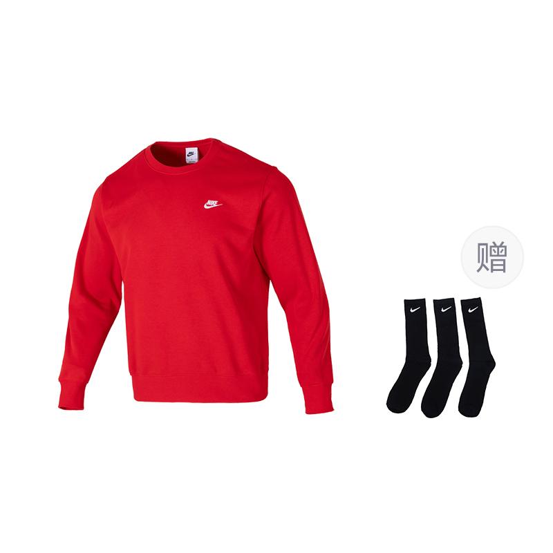 Nike Club Sweatshirt Men's University Red/White FN3889-657