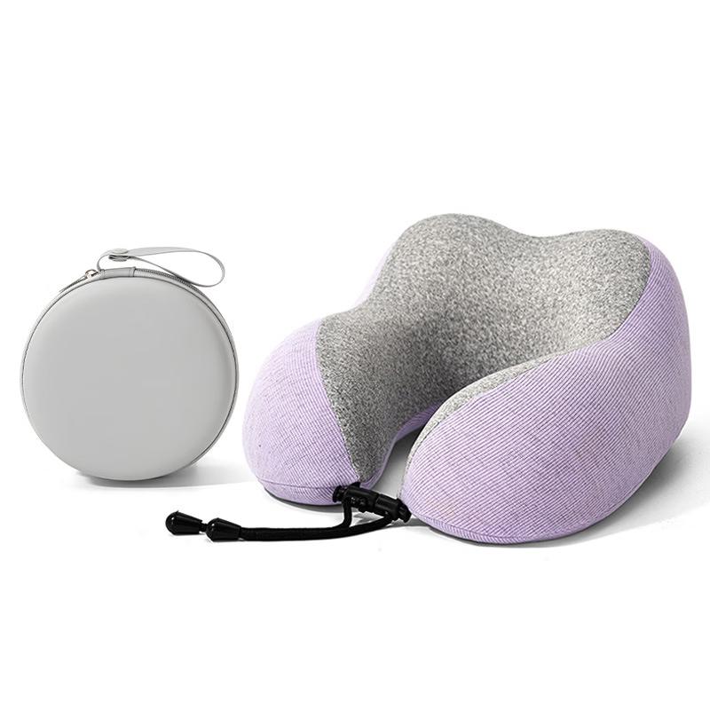 Tri-polar Memory Foam Travel U-shaped Neck Pillow