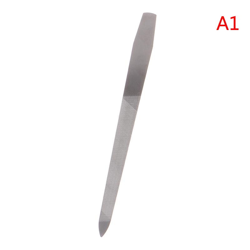 Nail File Stainless Steel Double-Sided Grinding Finger Manicure Pedicure Tool