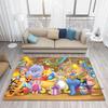 Winnie The Pooh Cartoon Pattern Rug, Bedroom Play Mat, Bedroom Decor Rug, Living Room Rug, Crawling Mat, Gift Rug