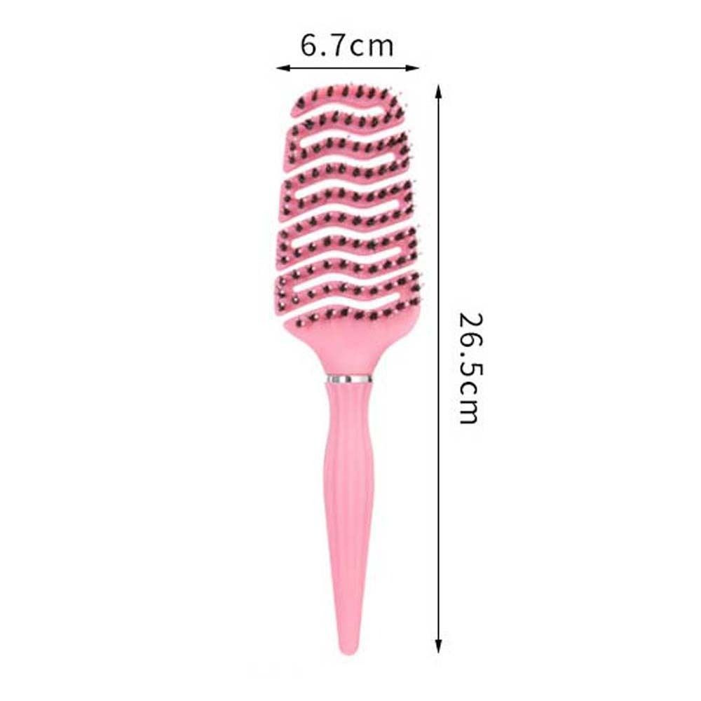 Hair Styling Tool Porcine Bristle Hairbrush Hair Accessories Rolling Curly Comb  Men/Women