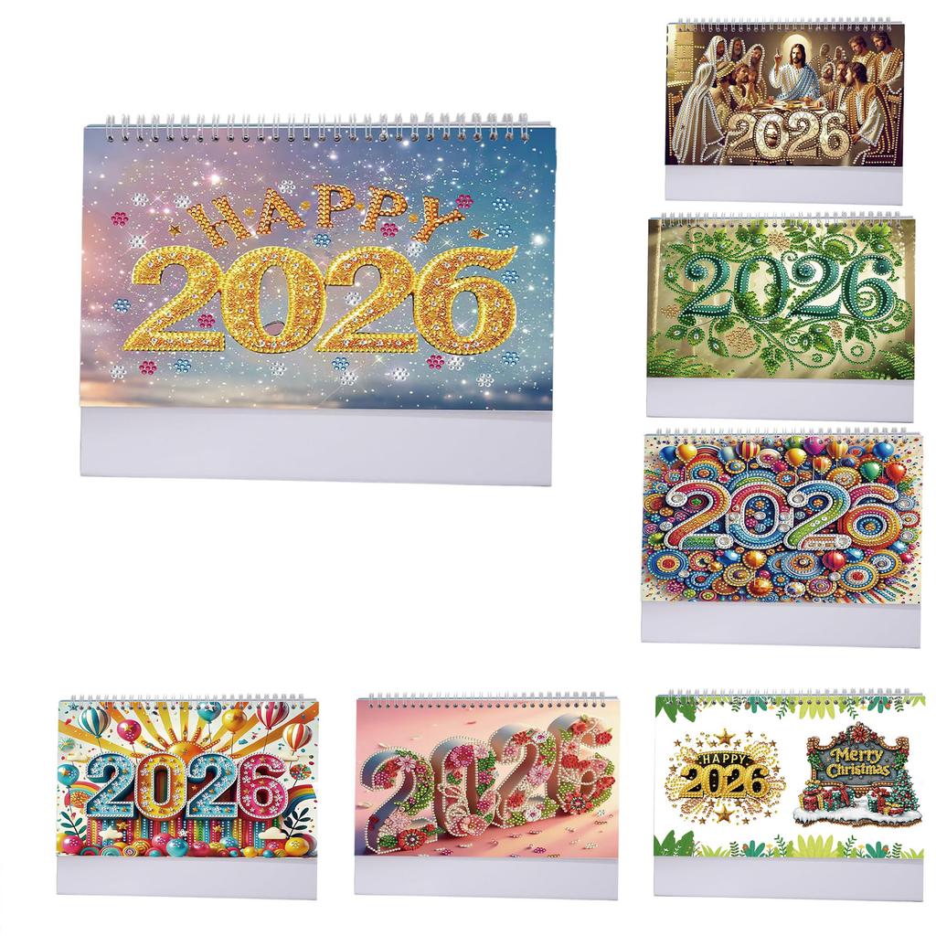 Generisch 2026 Table Calendar, 12 Months, 2026 Calendar, Desk Calendar, Standing Desk Calendar, 25 X 20.5 X 9 Cm, Gift For Your Heart