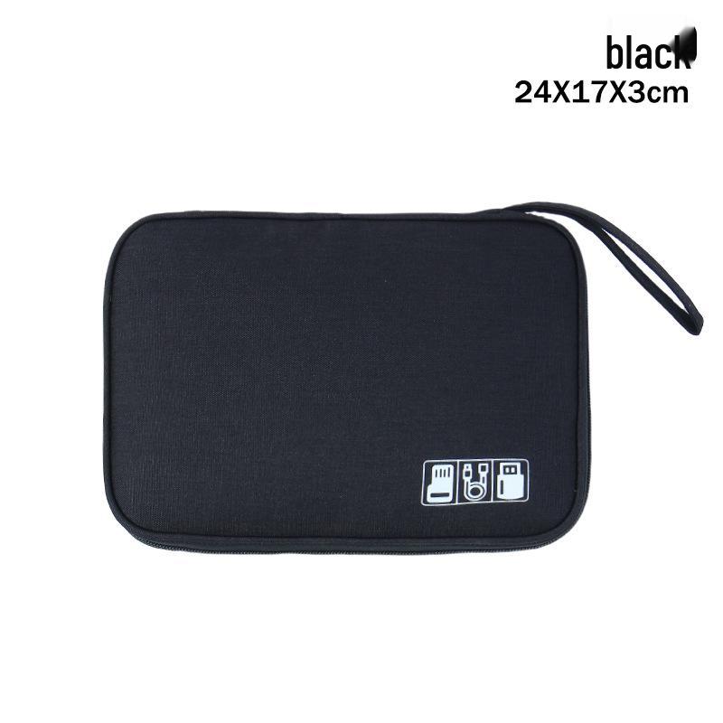 Multifunctional Waterproof Travel Storage Bag for Cables, Chargers, Power Banks, and Earphones