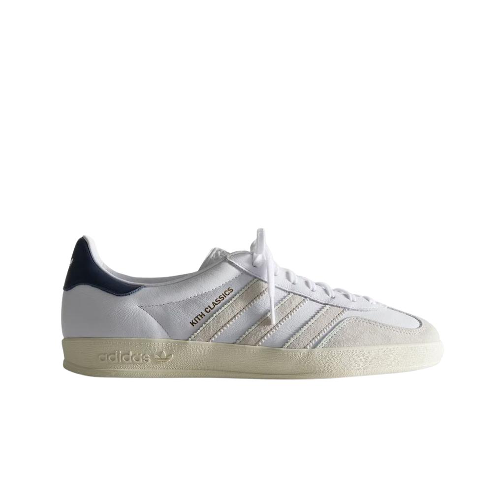 Adidas X Kith Gazelle Indoor White Collegiate Navy
