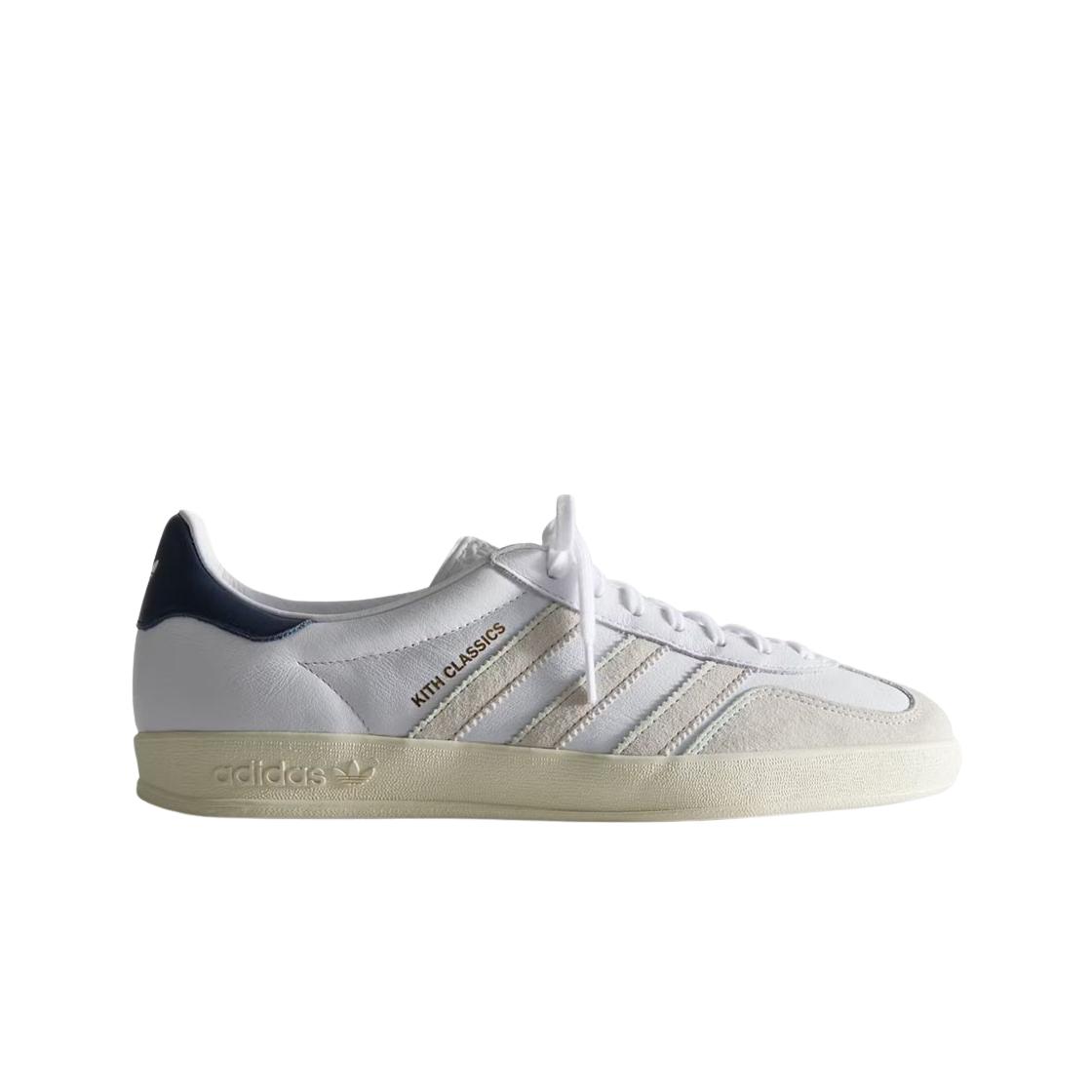 

Adidas X Kith Gazelle Indoor White Collegiate Navy 250