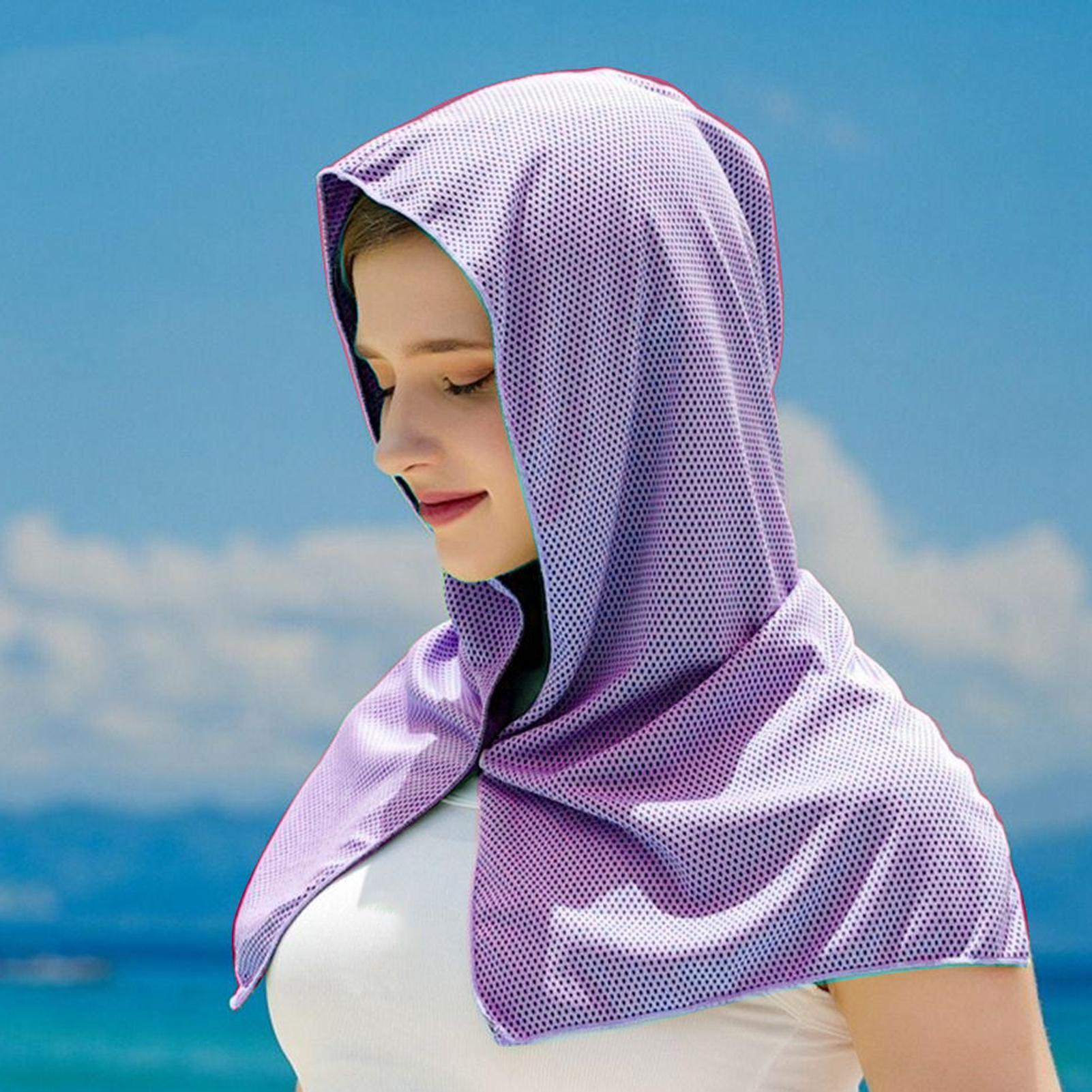 

Охлаждающее худи-полотенце для жаркой погоды, впитывающее пот, худи-полотенце-обертывание, спортивные аксессуары для тренировок, защита головы от солнца для поездок на работу, просмотра CN