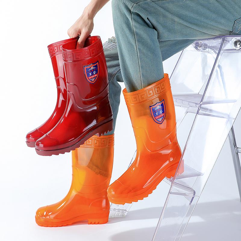Weatherproof Design Fishing Specific Color Customization Agriculture Boots Pvc Lining Rain Boots