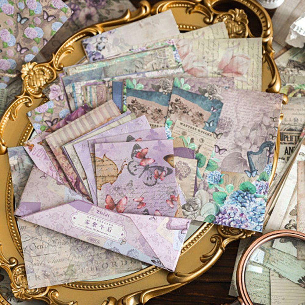 Qimeng Old Testament Series Scrapbook Paper Set 100 Sheets Decorative Paper Sheets  Journal Making