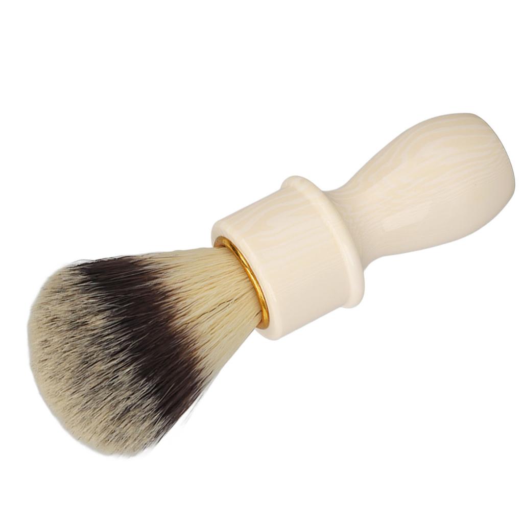 Men Shaving Brush Home Hair Salon Ergonomic Resin Handle Soft Hair Shaving Brush Face Grooming Tool
