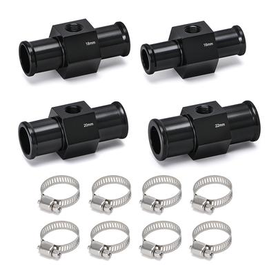 Indicatore temperatura acqua nera Temperatura radiatore Sensore temperatura acqua giunto tubo 18MM 20MM 22MM 24MM Adattatore tubo