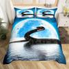 Snake Soft Duvet Cover Romantic Red Rose Floral Beding Set Microfiber Wild Animal Warm Comforter Cover Single King Quen For Children Kids Adult People