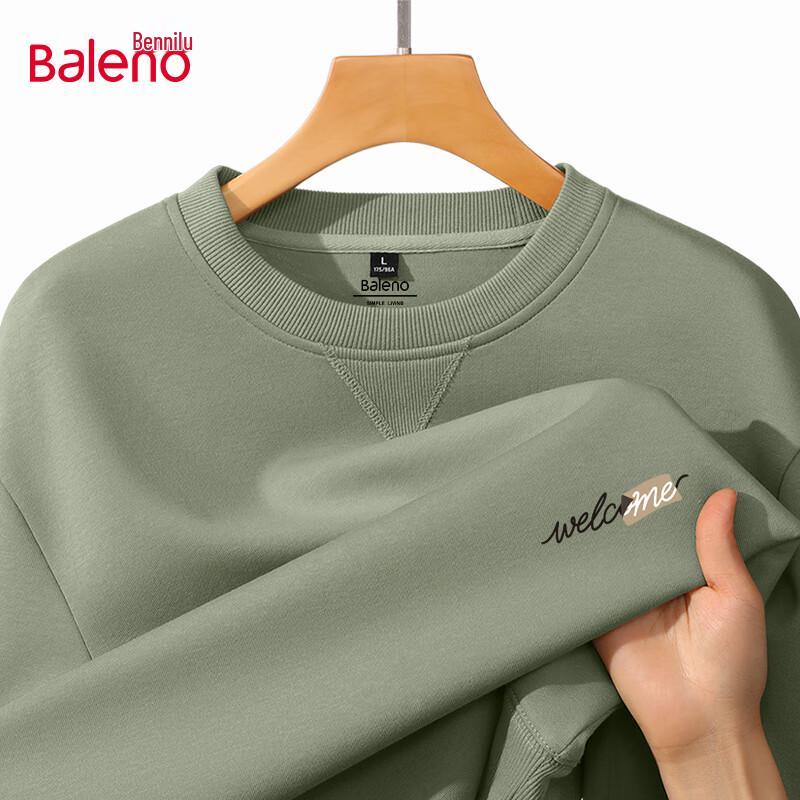 Baleno Men's American Style Graphic Crewneck Sweatshirt