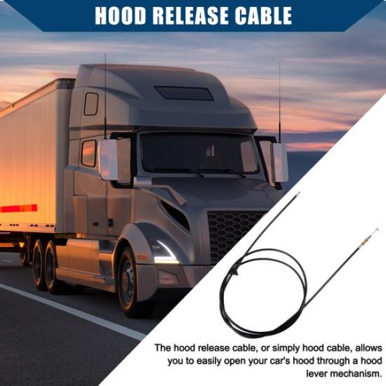 Hood Release Cable Single  for Volvo VNL VNM 2004-2018