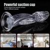 Suction Cup Fantasy Animal Dildo for Women, Soft Alien-Shaped Fake Phallus, Real Touch Adult Toy for Solo Hands-Free Play