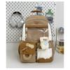 New high-value college style fresh and sweet backpack junior high school students lightweight large-capacity backpack
