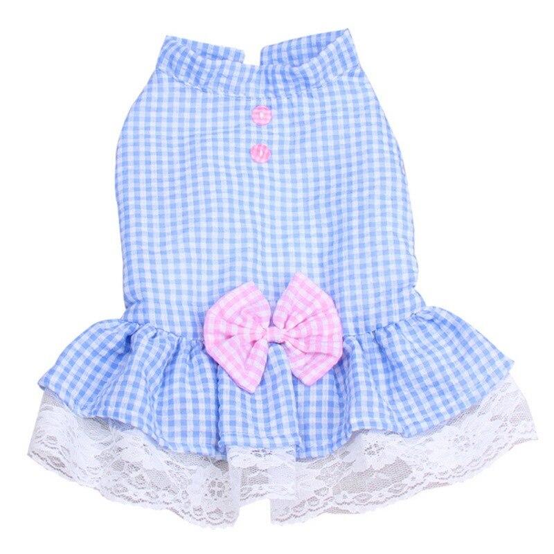 Pet Accessories Dog Lace Lattice Dress Pet Dog Clothes for Small Dog Party Birthday Wedding Tutu Dress Puppy Costume for Pet Dogs