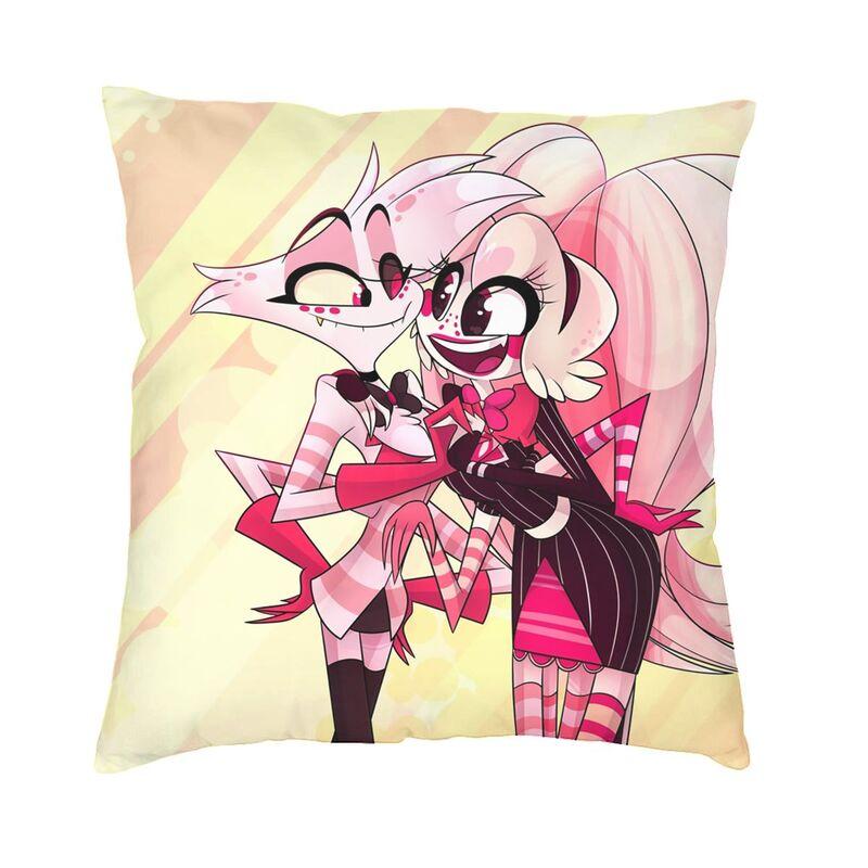 Helluva Animated Web Movie Cushion Cover 40x40cm Decoration 3D Printing Throw Pillow for Car Doublesided