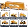 Carecoly Construction Vehicle Toy Set Engineering Work Trucks Playset for Kids