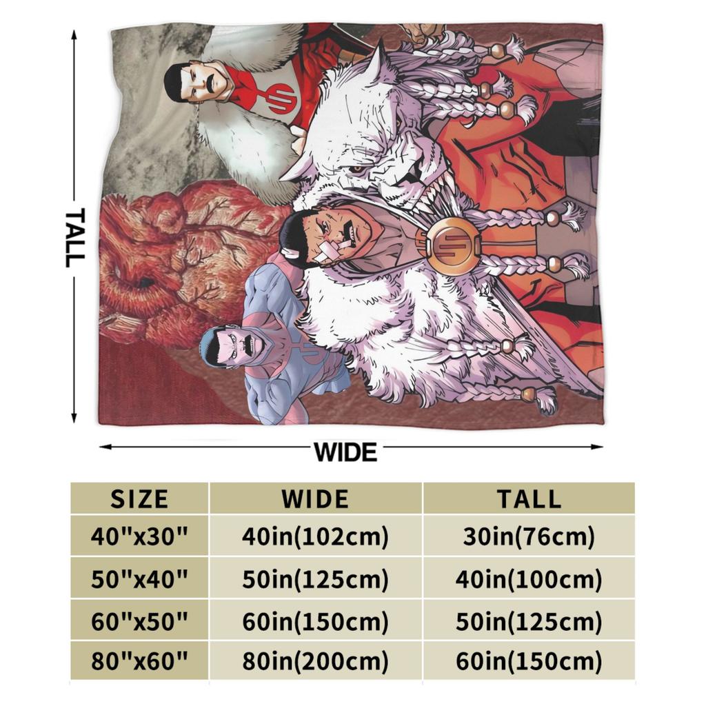Thragg Grand Regent Invincible Blanket Warm Pattern Plush Throw Blanket For Couch Chair Travel Flannel Bedspread Bed Cover