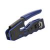 RJ45 Crimp Tool Pass Through Crimper with RJ45 Cat6 Crystal Head and Protective Cover Cable Tester